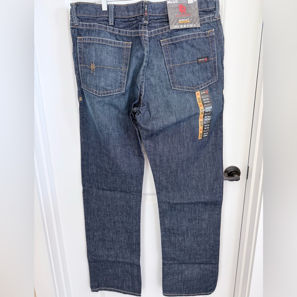 Ariat Flame Resistant M4 Bootcut Men's Blue Jeans